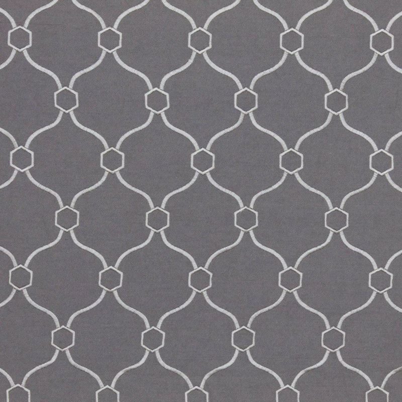 Tissu quadrilobe Suite Picardie, Étain