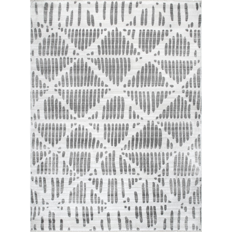 Geometric Indoor Rug, Rectangle 5' x 8' 2"