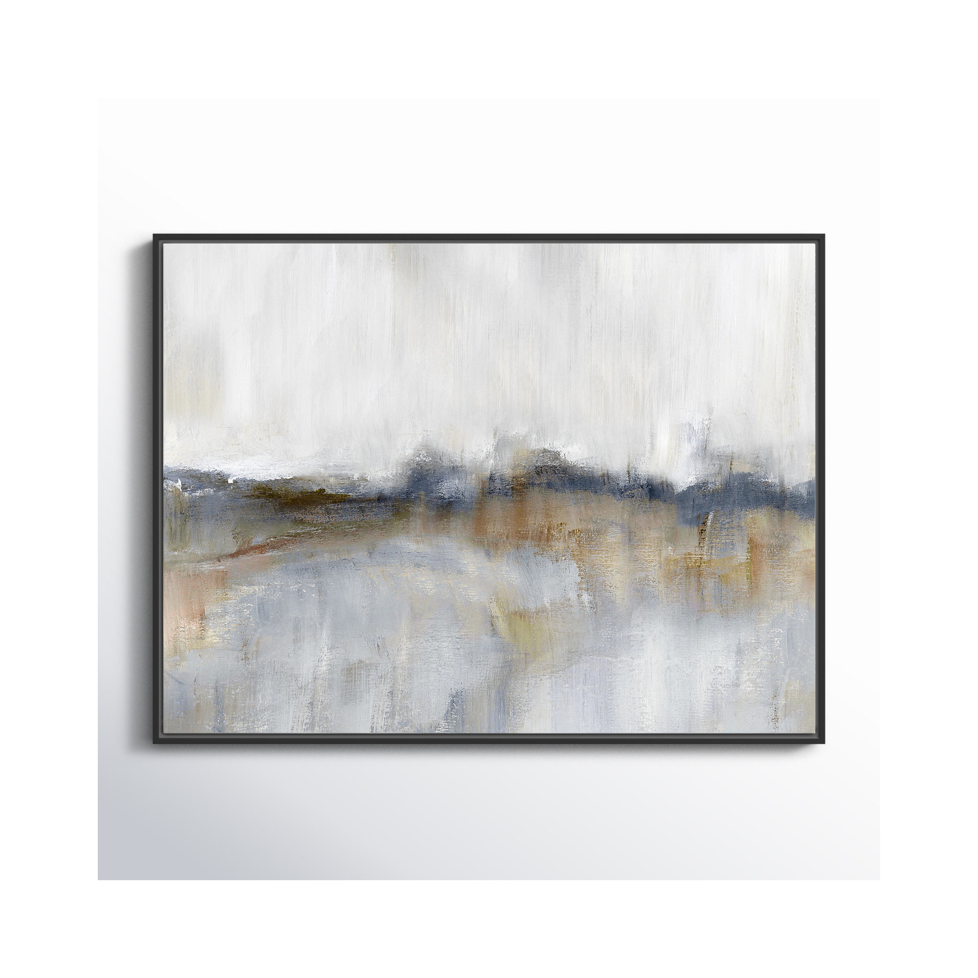 Autumnal Tide by Nan - Floater Frame Print on Canvas, 31.5" H x 41.5" W, Espresso