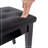 Piano Bench With Padded Cushion And Music Book Storage Compartment
