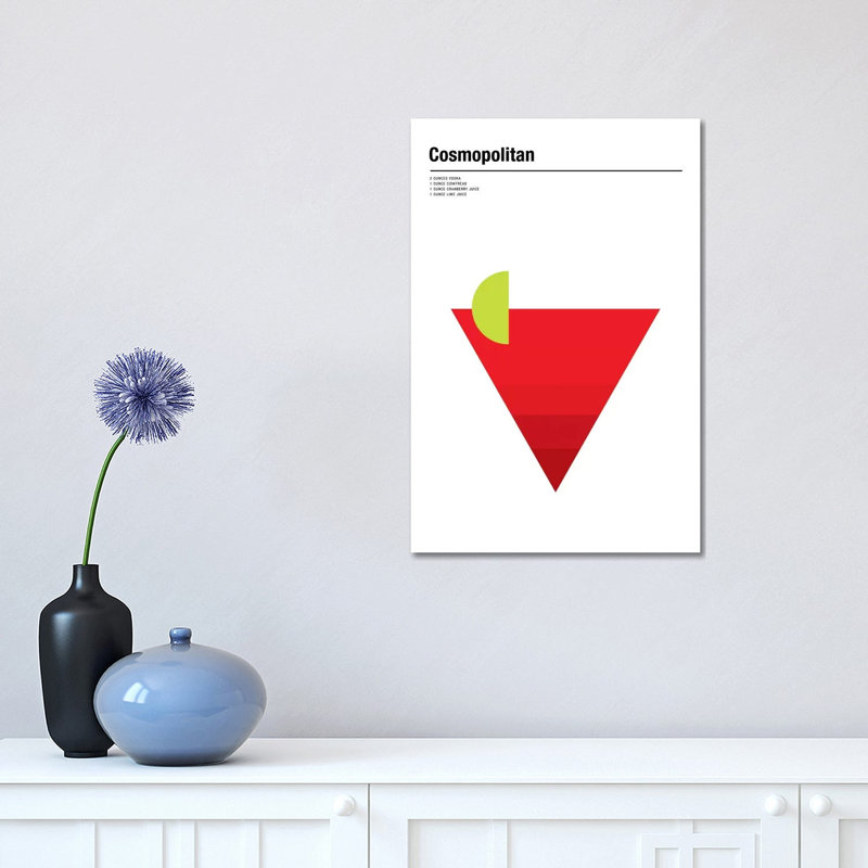 Cosmopolitan by Nick Barclay - Print on Canvas, Wrapped Canvas, 30.48 cm H x 45.72 cm W