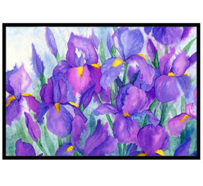 Tapis d'extérieur antidérapant GroveHill Iris