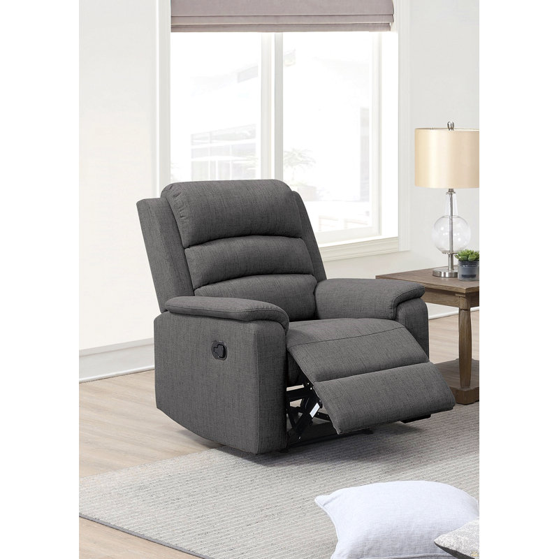 Fauteuil inclinable en tissu Burlap