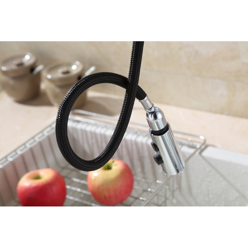 RunFine Group Pull Down Touchless Kitchen Faucet, Chrome Plated