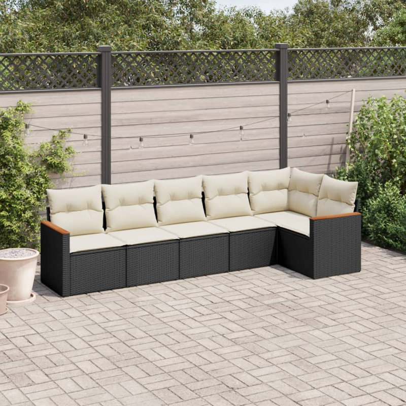 Ensemble de canapé de jardin Vidaxl PE