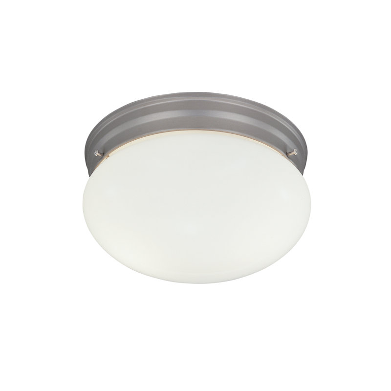 Plafonnier encastré pour cuve simple 9,5 po Kuebler, Étain / H 5,25 po x l 9,5 po