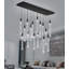 16 Lights Rectangular Modern Glam Chandelier-94087797