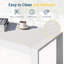 Table basse d'extérieur toutes saisons en aluminium, table basse moderne pour l'extérieur, table basse de patio rectangulaire