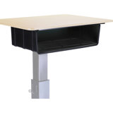 Manufactured Wood 5'' h x 15'' w Open Front Desk