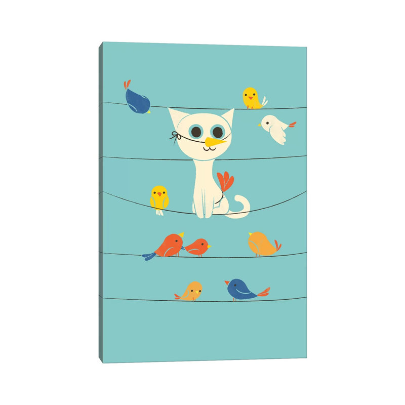 Bird Watching 1 Piece Wrapped Canvas Painting, 66.04 cm H x 45.72 cm W x 3.175 cm D