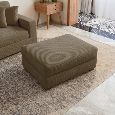 105.9cm Wide Square Solid Colour Standard Ottoman