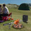Electric Barbecue Rack For Gas Grills or Charcoal Grills, 360° Rotatable Electric Grill Rack