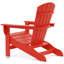 Chaise Adirondack en plastique / résine Willene-23239916