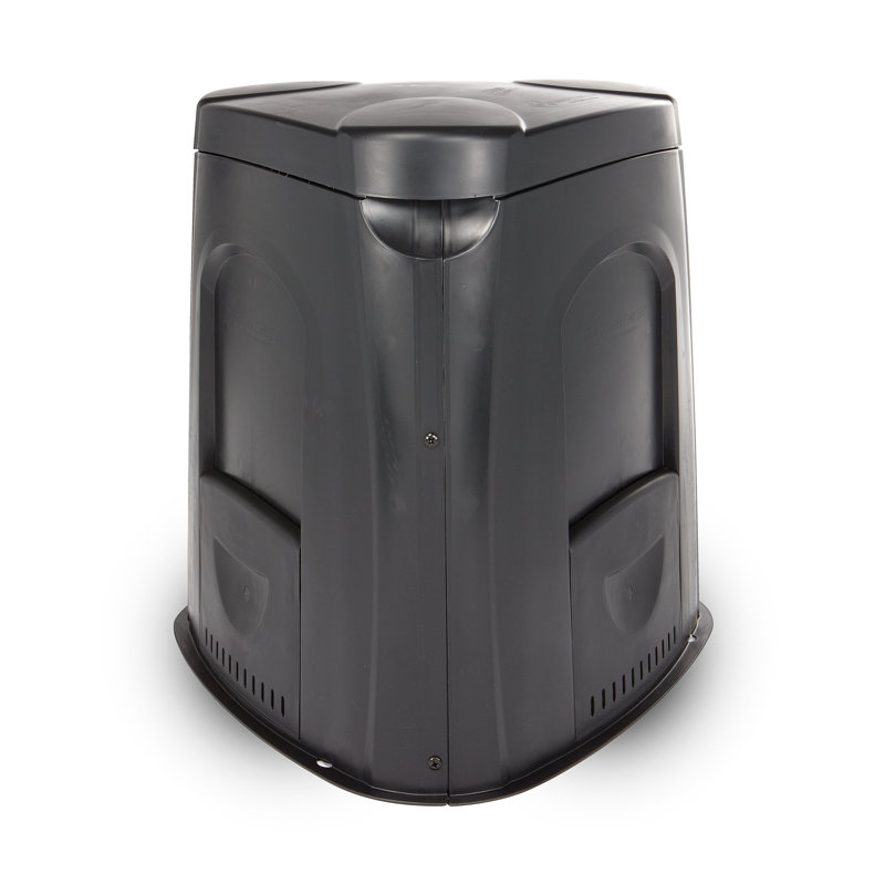 Tumbleweed 63.4 Gallons Plastic Outdoor Stationary Composter with Latching Lid