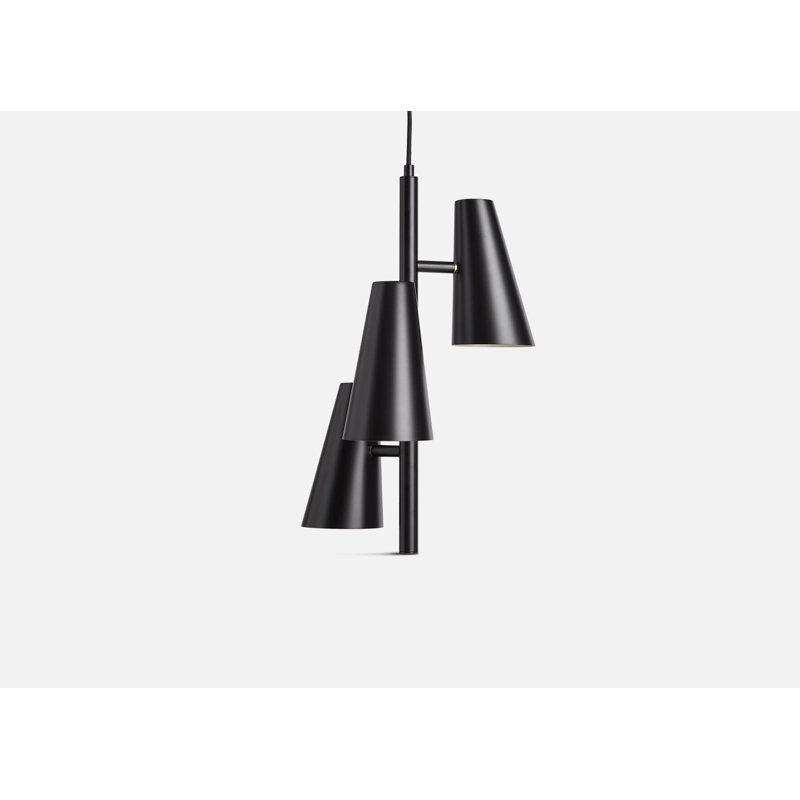 Luminaire suspendu avec 3 abat-jours Cono