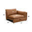 Canapé modulaire en cuir 3 pièces Brighton