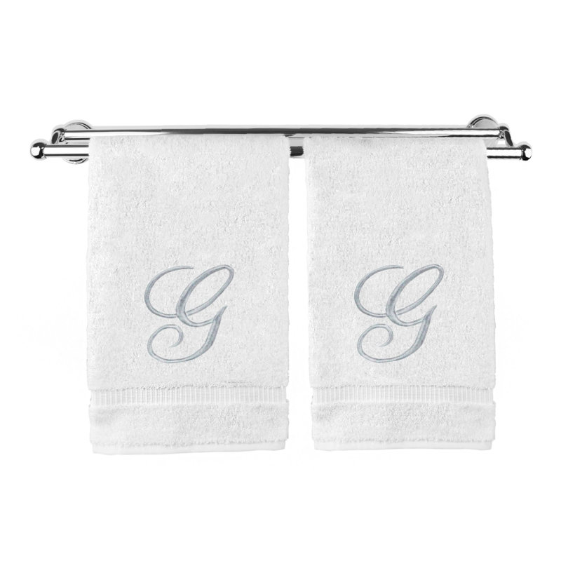 Super Plush Washcloth, White/Silver, G