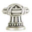 BERKLEY KNOB; MATTE SILVER FINISH