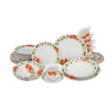 Ivona 30 Piece Porcelain China Dinnerware Set - Service for 6