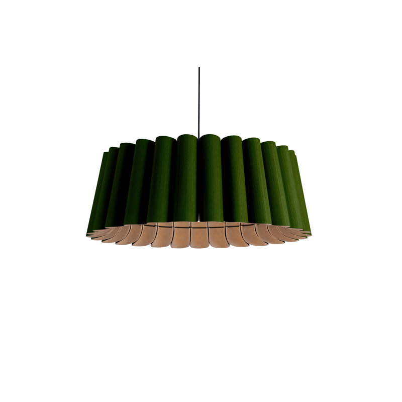 Luminaire suspendu Renata, Vert