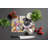 Decorating Easter Pug Glass Cutting Board