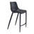 Upholstered Counter Stool with Steel Frame
