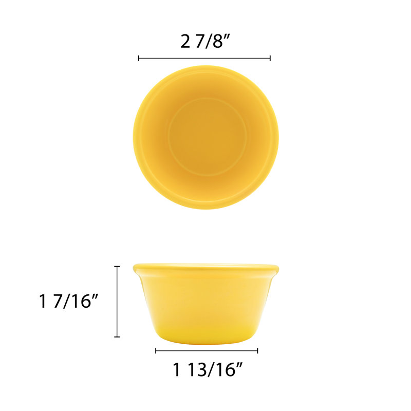 Ramequin lisser de the thunder group inc., Jaune