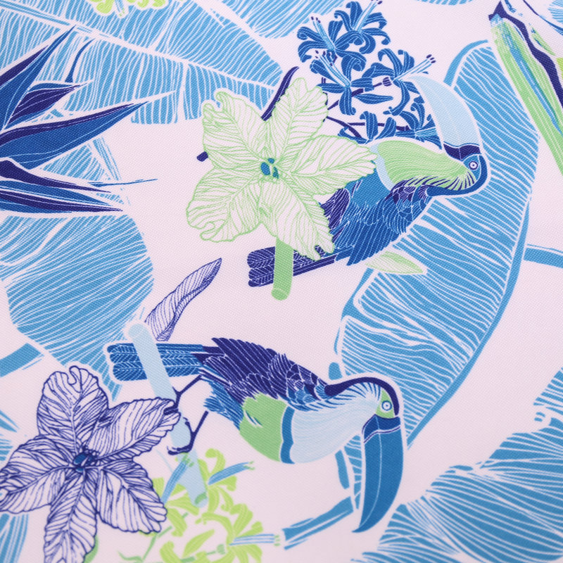 Edelstein Table Runner, Blue/Green/White, 35cm W x 183cm L