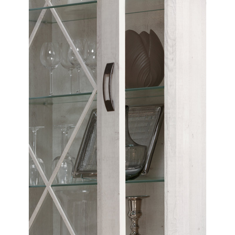 Aleisha Curio Cabinet, Without Lighting