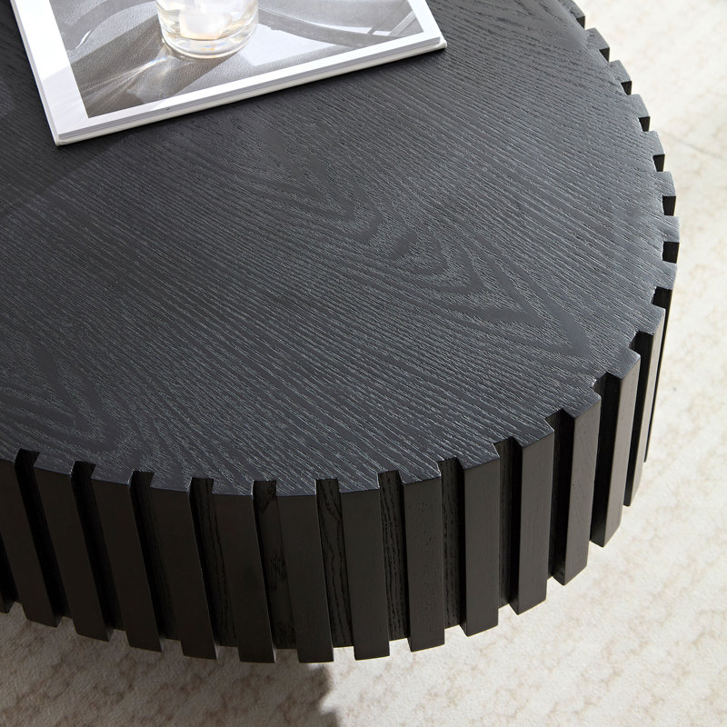 Modern Coffee Table, Matt Black