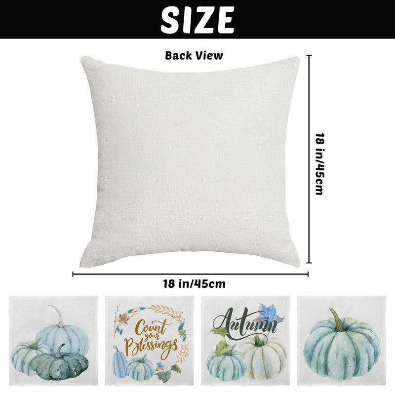  Ensemble de 4 taies d'oreiller pour chambre d'amis 100% coton