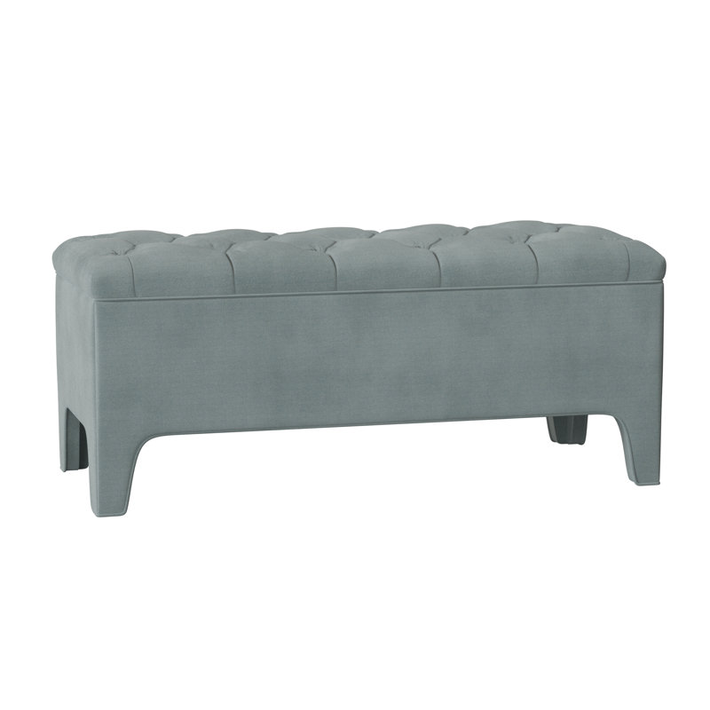 Lincoln Upholstered Storage Bench, 19" H x 72" W x 19" D, Auden Toast