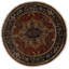Kelene Oriental Area Rug in Red