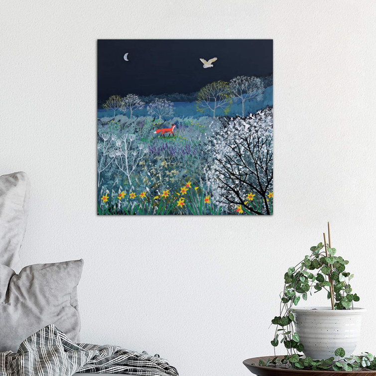 Spring Night by Jo Grundy - Wrapped Canvas Painting
