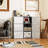 3 Door Vertical Stackable Storage Cabinet With Lock,Anti-Failing Device, Metal Lcoker,Organizer For Office, Home, Gym, School