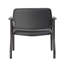 Large fauteuil d'invité Theo XL, 500 lb, vinyle antimicrobien noir-118318948