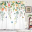 Ensemble de rideau de douche pastel rose pastel Eucalyptus