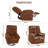 Armard Soft Microfiber Wide Electric Power Lift Assist Standard Recliner with Remote-348702407