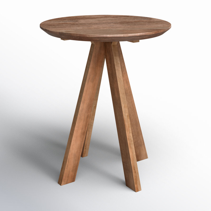 Furley 32" Round Counter Height Dining Table, 36", Brown