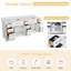Base de meuble-lavabo double Adimar