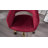 Velvet Task Chair with Wheels, Home Office Swivel Armchair with Gold Base-719431326