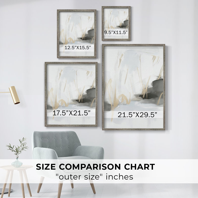 ABSTRACT Series DCCCLxxI, reproduction encadrée - bois massif, H 11 po x l 9 po