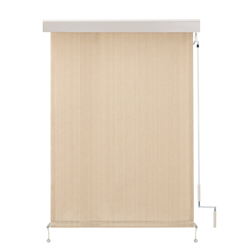Rideau roulant extérieur filtrant la lumière, Blé, L 72 po x L 96 po