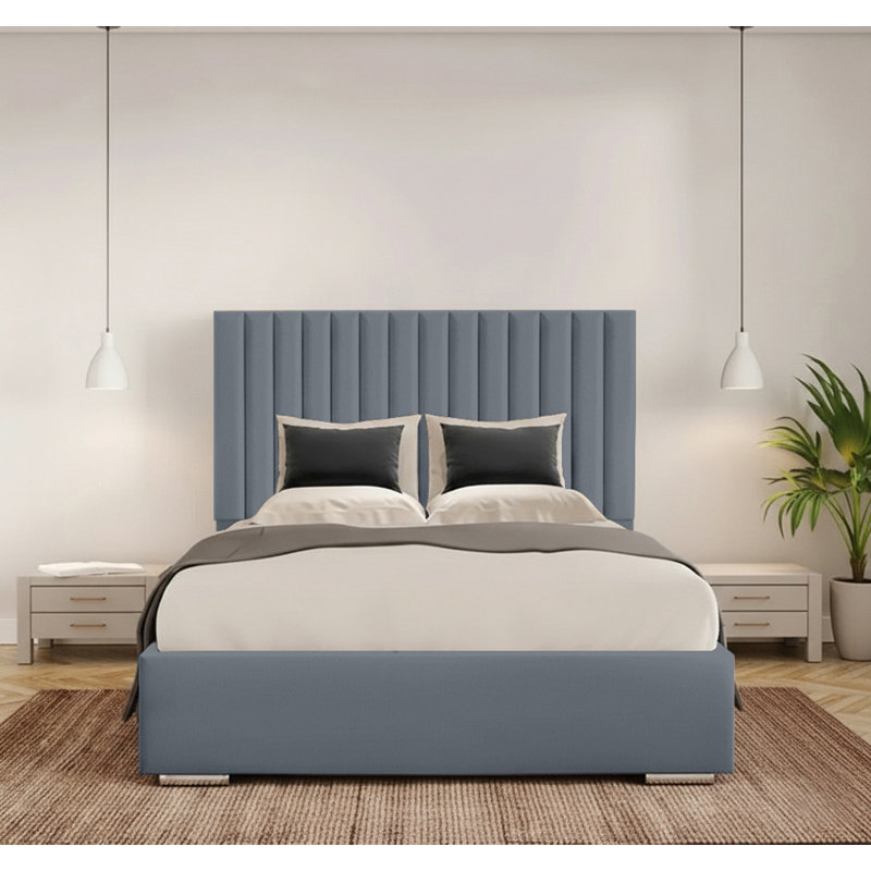 Celetha Bed Frame, Super King (6'), Charcoal
