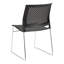 Chaise empilable en métal avec dossier perforé-73338283