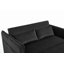 Canapé-lit convertible, petite causeuse avec coussins et poches latérales pour l'intérieur-945963539