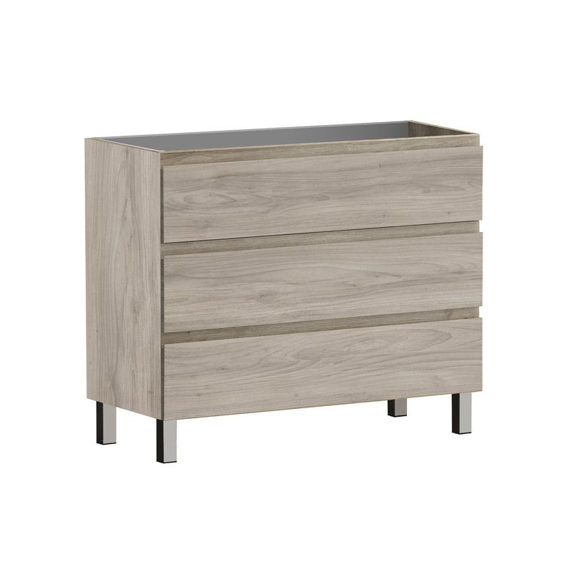 Base de meuble-lavabo simple Costa 40 seulement, Pin