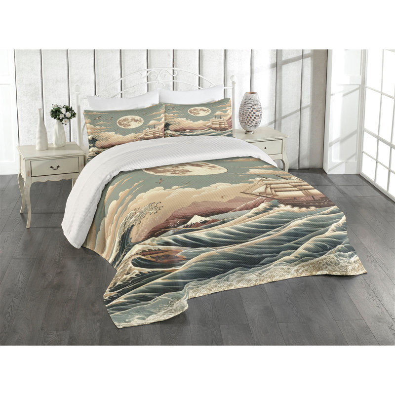 Polyester Coverlet, King Coverlet + 2 Standard Shams