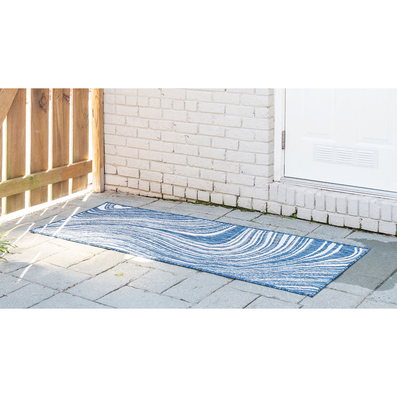 Outdoor Iris Area Rug Lakeside Color, Runner 2' x 6'