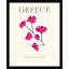 «Grèce», affiche de voyage grecque «Bougainvillée» par Mirando - impression encadrée-1088051407-1088051403